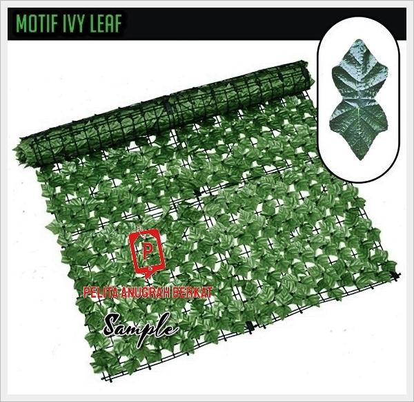 Gambar Pagar Tanaman Gulung Daun Ivy Semangka / Artificial Privacy Roll Fence - Daun Ivy dari Pelita Anugrah Berkat undefined Tokopedia