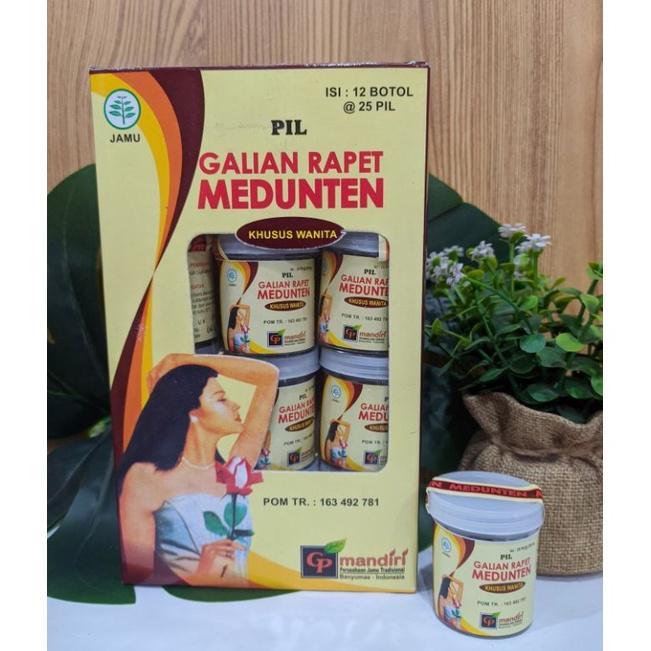 Gambar Jamu Pil Galian Rapet Ramuan Medunten ( Khusus Wanita) - 1 Pack Isi 12 dari my-1snack undefined Tokopedia