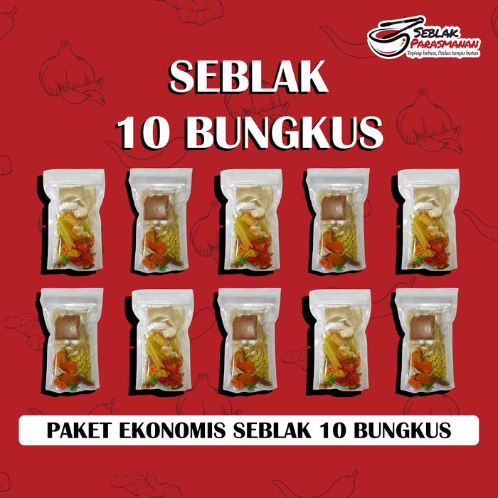 Gambar Seblak Paket Ekonomis 10 Bungkus - L - No-Sugar, Level 3 dari seblakparasmanan po undefined Tokopedia