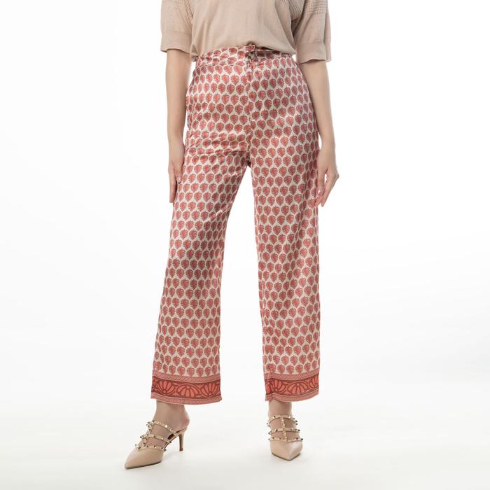 Gambar URBAN&CO Fashion Printed Blouse With Side Buttons - 422002 - ORANGE PRINT, S dari URBAN&CO OFFICIAL undefined Tokopedia