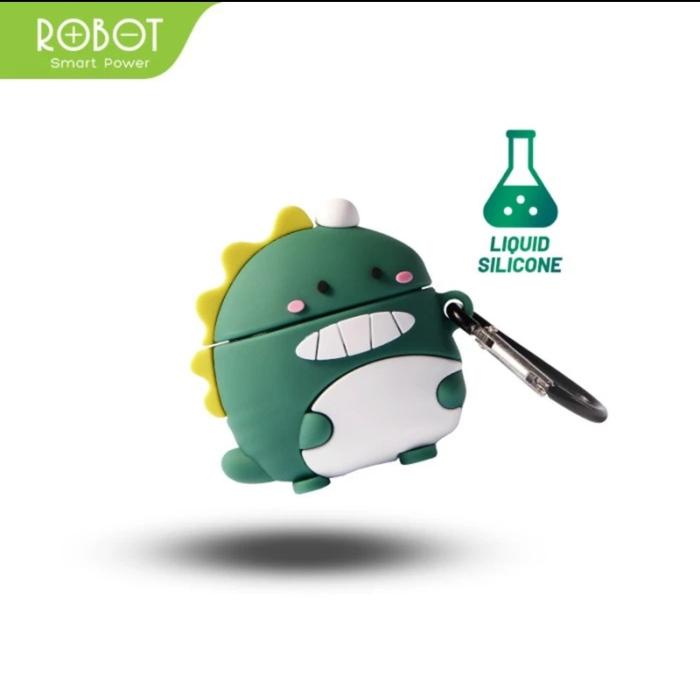Gambar case TWS ROBOT T50S liquid silicon ORIGINAL ROBOT - dino dari ALACADARNYA undefined Tokopedia
