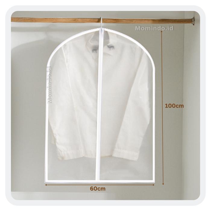 Gambar Cover Sarung Laundry Plastik Pelindung Pakaian Baju Jas Gamis Peva - 60x100 dari Momindo undefined Tokopedia