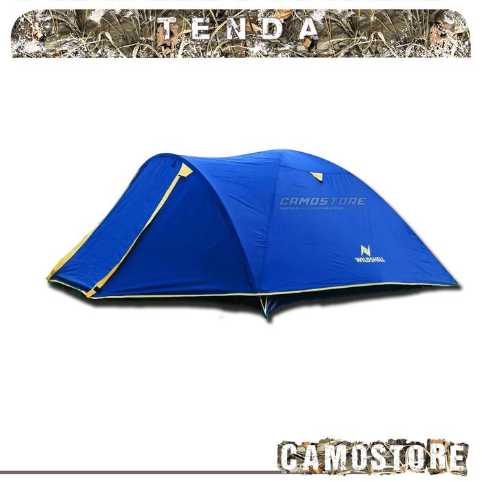 Gambar Tenda Wildshell jayadipa Dome 4P - 5P (4 - 5 Orang) Camping Pramuka dari Camostore Makassar undefined Tokopedia