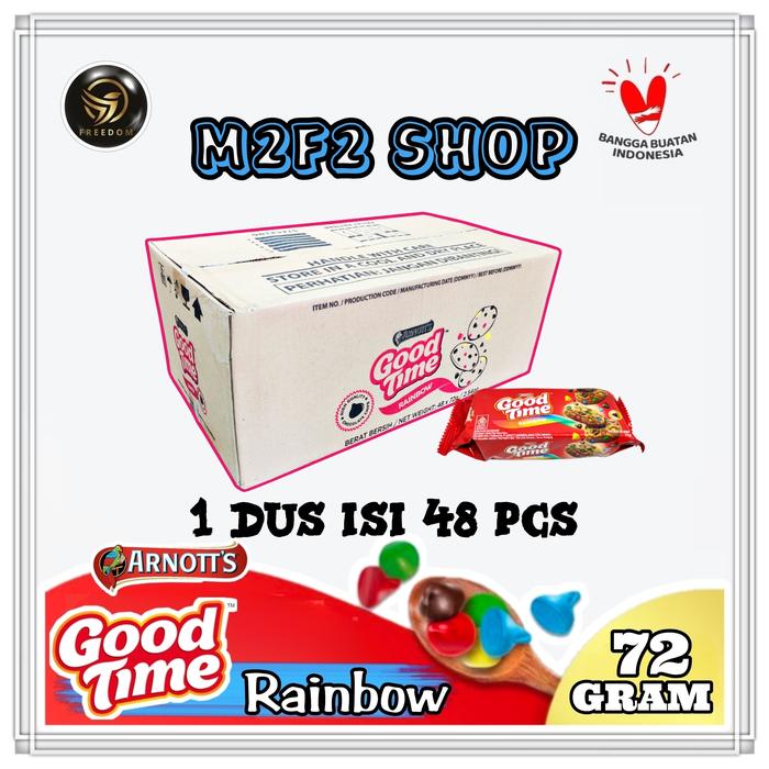 Gambar Good Time Rainbow Cookies | Kukis Cokelat Warna Warni - 72 gr (Karton) dari M2F2 Shop - Paseban undefined Tokopedia
