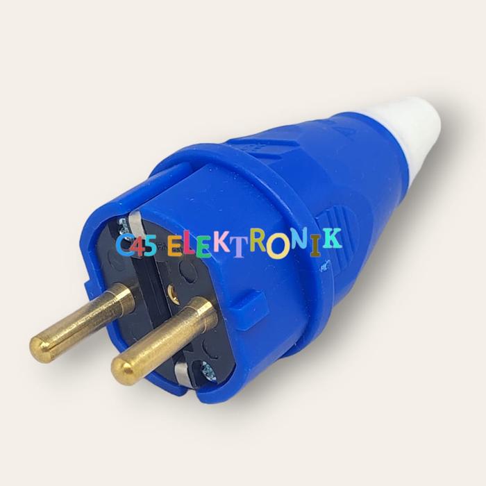 Gambar Plug Mounting Male Steker Industrial Plug Mounting Steker Waterproof - 2 PIN 16A (012) dari C45 Elektronik undefined Tokopedia