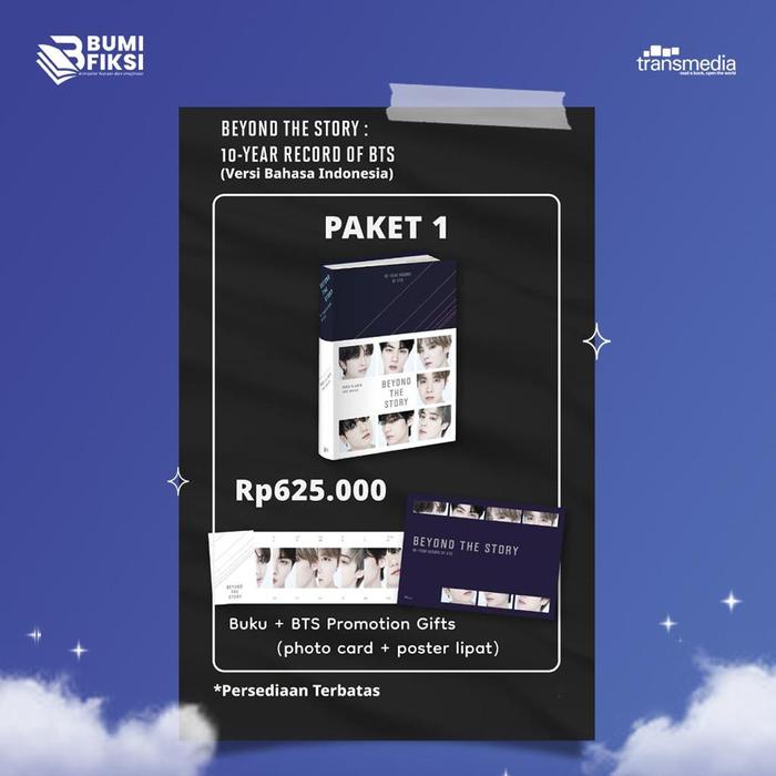 Gambar Novel Beyond The Story : 10 Year Record Of BTS - Transmedia - Bumifiks - Paket 1 dari BumifiksiJogjakarta undefined Tokopedia