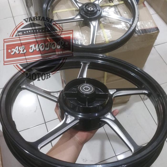 Gambar Velg Pelak Rossi Sprint Prime Jupiter Mx Old Vega R / ZR  FIZR RX KING - Hitam dari AL MOTOR-88 undefined Tokopedia