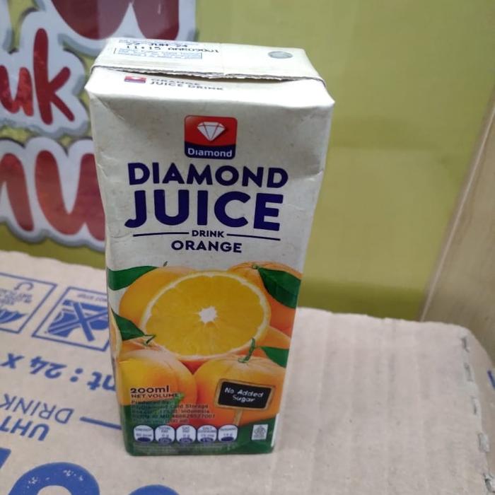 Gambar Diamond Juice Drink 200ml-Minuman Jus Buah Kotak-All Varian-UHT-Sehat - Orange-Jeruk dari Jukota Shop undefined Tokopedia