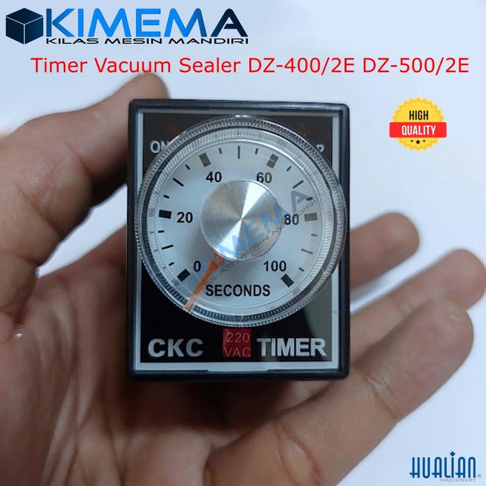 Gambar Timer 6s 100s mesin vacuum sealer DZ-400/2E DZ-500/2E Hualian Wirapax - 100 detik dari KIMEMA undefined Tokopedia