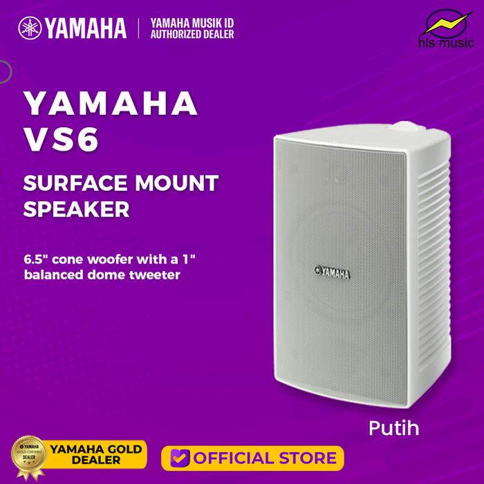 Gambar Yamaha VS6 / VS 6 Surface Mount Speaker 6.5" Original Garansi Resmi - Putih dari HLS Music - Yamaha ID Official undefined Tokopedia