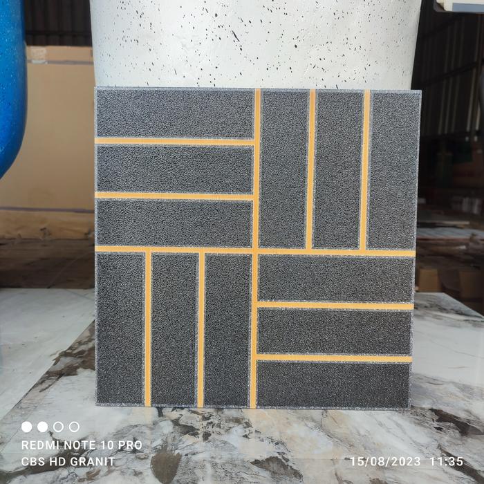 Gambar keramik lantai 30x30 1101 black by ikad dari Abie Granit 03 undefined Tokopedia