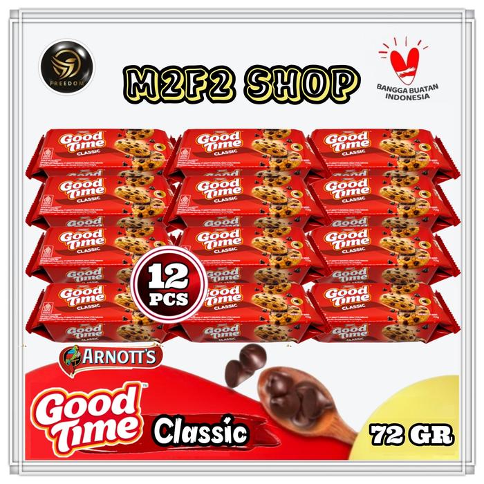 Gambar Good Time Classic Cookies | Kukis Cokelat Original - 72 gr (12 Pcs) dari M2F2 Shop - Paseban undefined Tokopedia