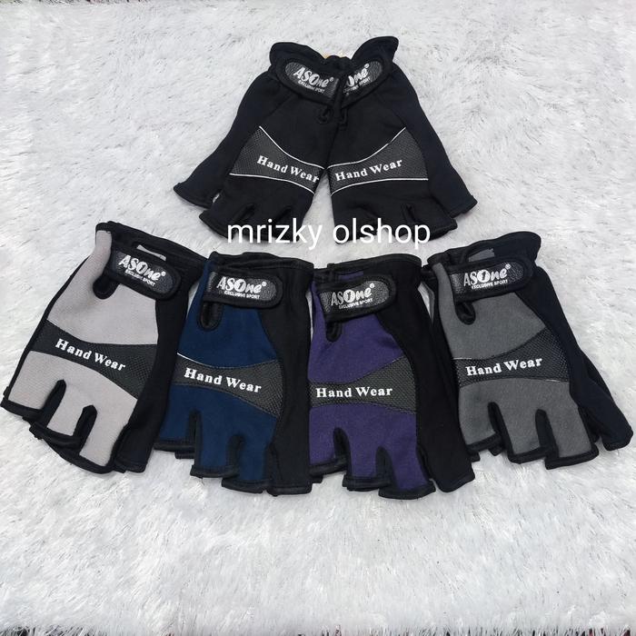 Gambar Sarung tangan motor setengah jari ( Grosir) sarung tangan pendek - warna Random dari SHEGEH undefined Tokopedia