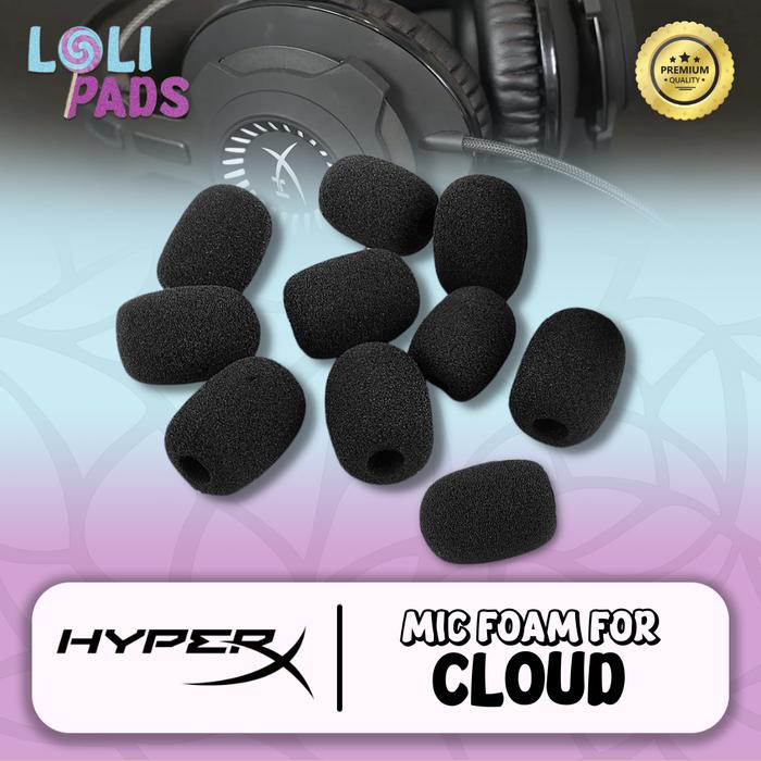 Gambar Busa Mic Headset Hyperx Cloud Foam Microphone Hyper X Cloud Headphone - Busa Mic 1pc, Hyperx Core dari LoliPads undefined Tokopedia