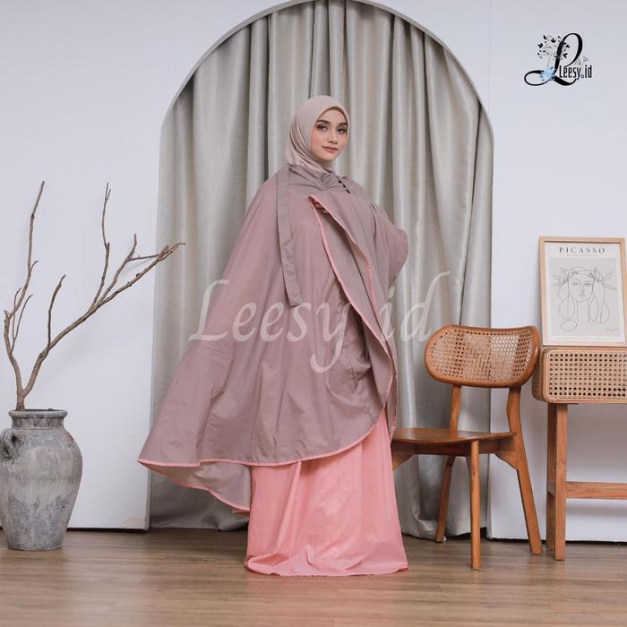 Gambar (Free Sajadah) Mukena Travel Mini 3In1 Parasut Premium Korea TWOTONE - ROSE GOLD dari Leesy ID undefined Tokopedia