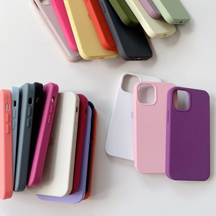 Gambar FULL CASE PREMIUM phone Silicone Untuk Type 13MINI 13/13PRO 13PROMAX - 1#Black, IP 13 MINI dari casingbersama undefined Tokopedia