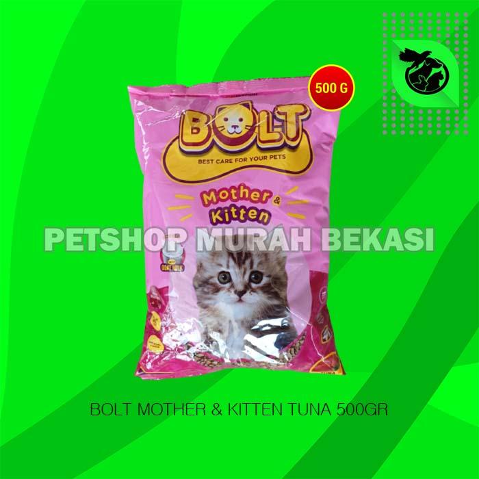 Gambar Makanan Anak Kucing Bolt Mother Cat Food Kitten 500gr - TUNA dari Petshop Murah Bekasi undefined Tokopedia