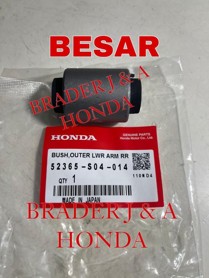 Gambar BUSHING BUSING BOSH BUSH LOWER ARM BOS BELAKANG CIVIC FERIO 1996 2000 - 52365 S04 BESAR dari BRADER HONDA undefined Tokopedia