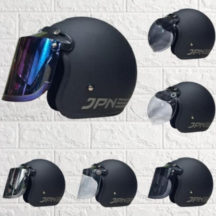 Gambar Helm Jpn Polos Dof ORIGINAL 《 BISA BAYAR DI TEMPAT COD 》 GOOD - Hitam Dof, XL dari cometst undefined Tokopedia