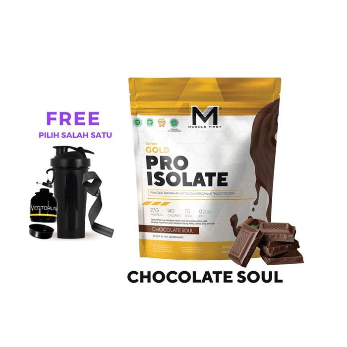 Gambar M1 Pro Isolate Muscle First Gold Pro Isolate Protein 2LB 2 LB Whey Iso - Coklat, Shaker dari Twocare undefined Tokopedia