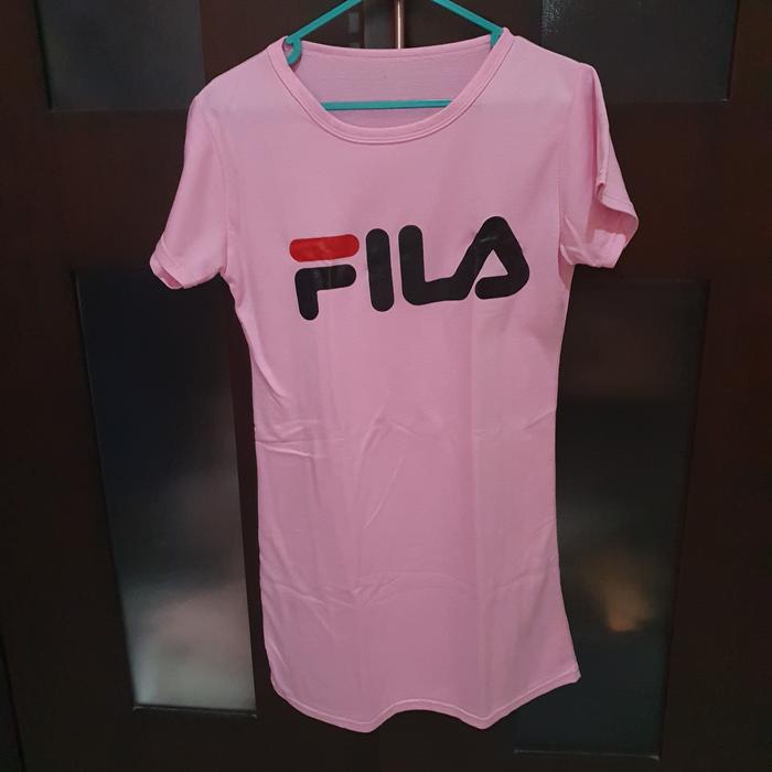 Gambar kaos midi fila cewek preloved dari JR Garage Sale undefined Tokopedia