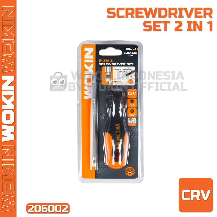 Gambar 2 In 1 Screwdriver Set Wokin dari Wokin Indonesia undefined Tokopedia