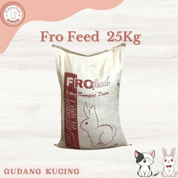 Gambar Fro Feed Makanan Kelinci / Pelet Kelinci FROFEED 25Kg (ESKPEDISI) dari Gudang Kucing undefined Tokopedia
