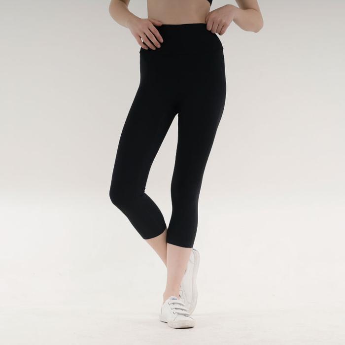 Gambar Lee Vierra LV SOFT - Cael 7/8 Capri Legging Highwaist,Legging Olahraga - Onyx, S dari leevierractive undefined Tokopedia