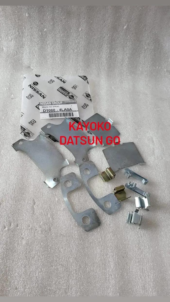 Gambar BRAKE PAD SPRING PLAT CAKRAM KUKU CAKRAM DATSUN GO dari KAYOKO GENUINE PART undefined Tokopedia