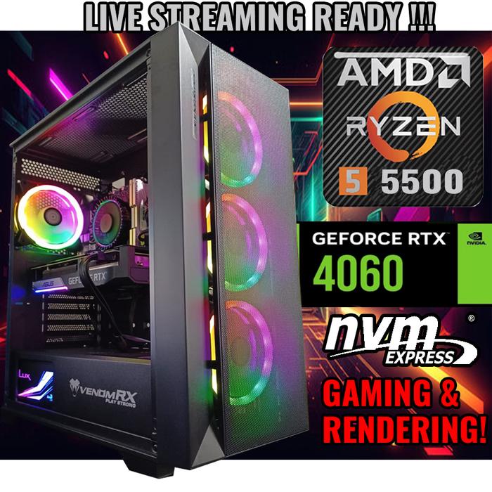 ゲーミングPC RTX1660super Ryzen5500 $1499 - X ONYX PC - Intel i7