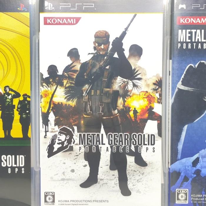 Gambar Metal gear solid portable ops game PSP mgs bande dessinee peace walker - Pop dari Lupus Hobby undefined Tokopedia