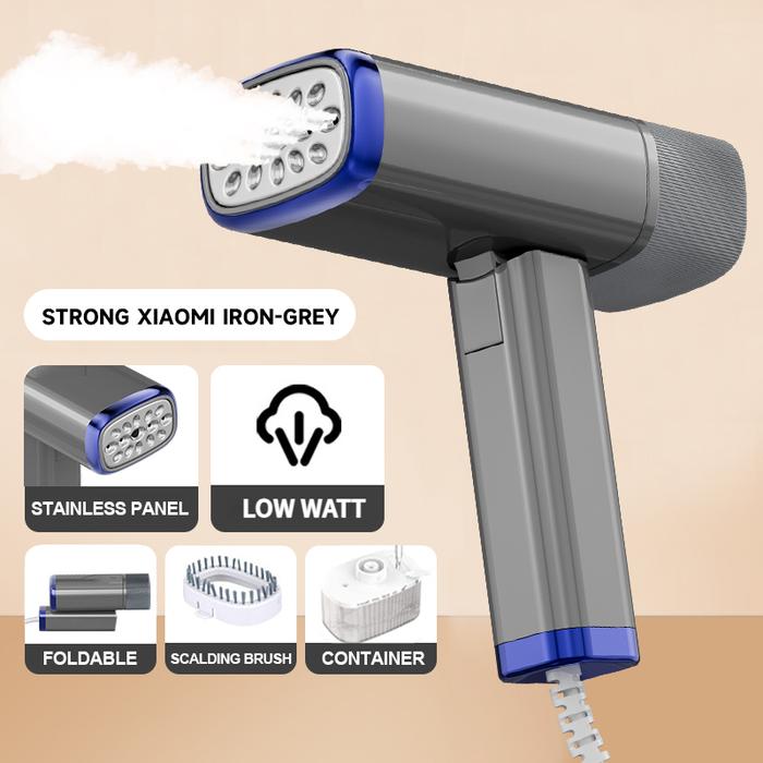 Gambar OOKAS Foldable Setrika Uap Portable Untuk Handheld Steam Iron - Abu-abu dari ookas undefined Tokopedia