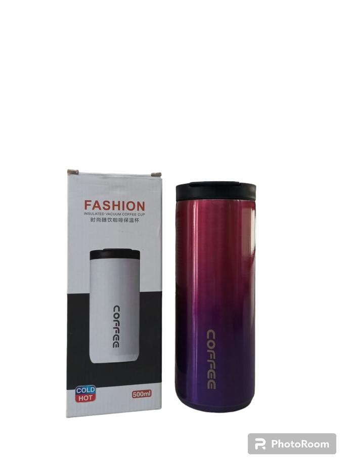 Gambar Tumbler Vacuum Insulated Double Wall Fashion 500 ml HOt/COOL - Ungu dari BB HOMEWARE undefined Tokopedia