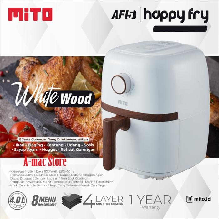 Gambar MITO Airfryer 4 L - AF5 Happy Fry Garansi Resmi AF 5 Air Fryer TNG - Putih dari amac electronic store undefined 3 Tokopedia