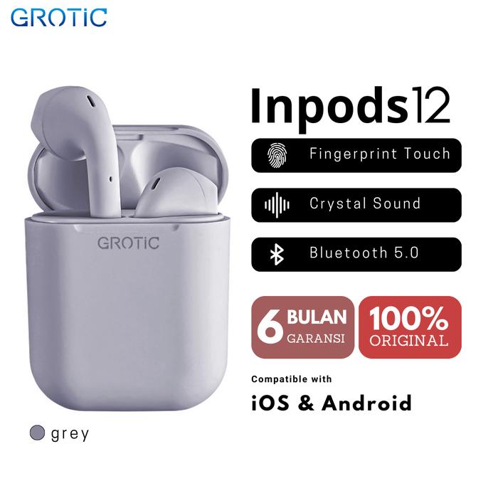 Bluetooth Inpods Grotic Headset Bluetooth GROTIC Headset Bluetooth