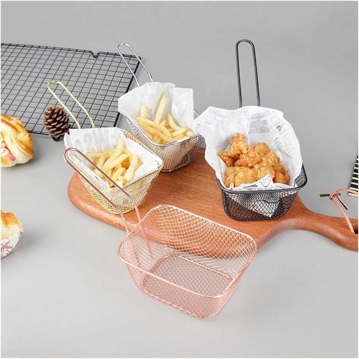 Gambar Basket Fryer Keranjang Saringan Masak Mini Kentang Goreng Tiris Minyak - Rose Besar dari BAGINDA-STORE47 undefined Tokopedia