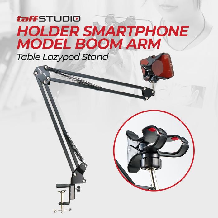 Gambar Holder Smartphone Model Boom Arm Table Lazypod Stand - D9 dari Surabaya Shop Centre undefined Tokopedia