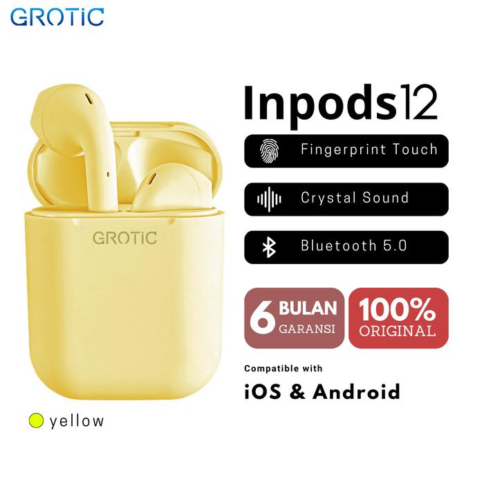 Airpods Grotic Headset Bluetooth Jual TWS Headset Bluetooth Inpods
