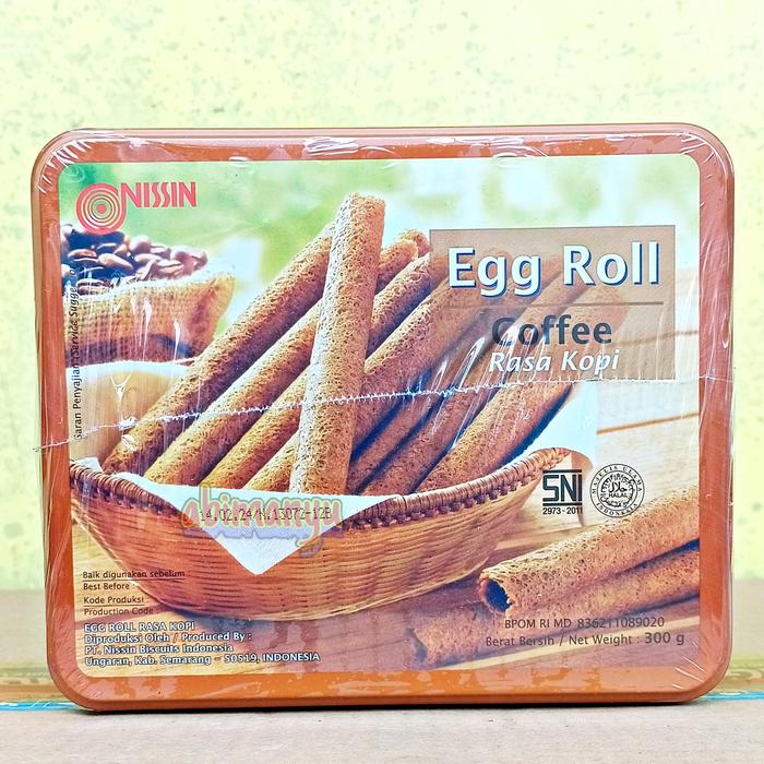 Gambar egg roll nissin kaleng 300 gr - KOPI dari ABIMANYU SNACK_NEW undefined Tokopedia