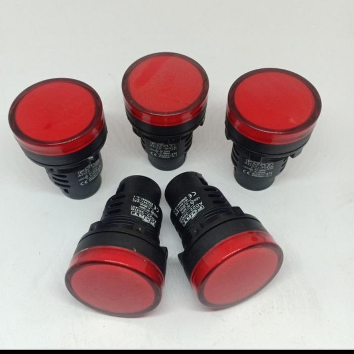 Gambar Lampu indikator LED 30mm pilot lamp 30mm AD22-30DS FORT - Merah dari BestBright Store undefined Tokopedia