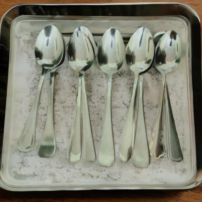 Gambar sendok/garpu 6 set (12 buah) import kualitas super dari Dipalanta cutlery undefined Tokopedia