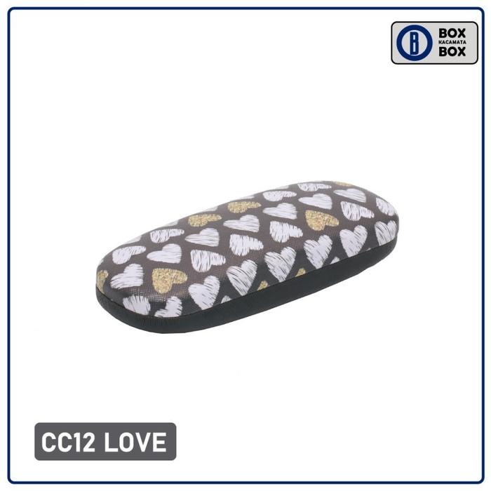 Gambar Box /Tempat Kacamata Hard Case Free Lap Motif Love Tahan Bentur CC12 - CC12, KOMBO 1 dari Bertha Indonesia undefined Tokopedia