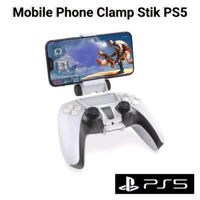 Gambar DOBE Mobile Phone Clamp Holder Controller Stik PS5 TP5-0527B dari Domino Games undefined Tokopedia