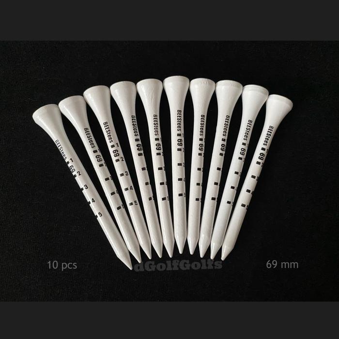 Golf Tee Ruler Jual Wooden Golf Tee Scale White 83mm (1pack = 10pcs) - 69mm 10pcs ...