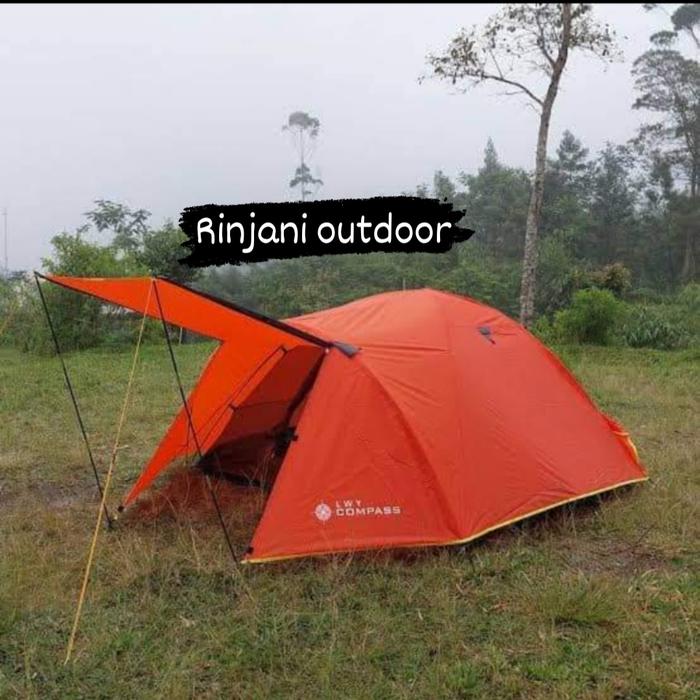 Gambar tenda compass 4p tenda camping compass - WARNA KUNING dari Devan Outdoor undefined 5 Tokopedia
