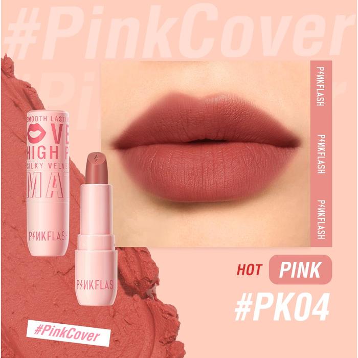 Gambar PINKFLASH Silky Velvet Lipstick - PK04 dari Beautiva Skincare undefined Tokopedia