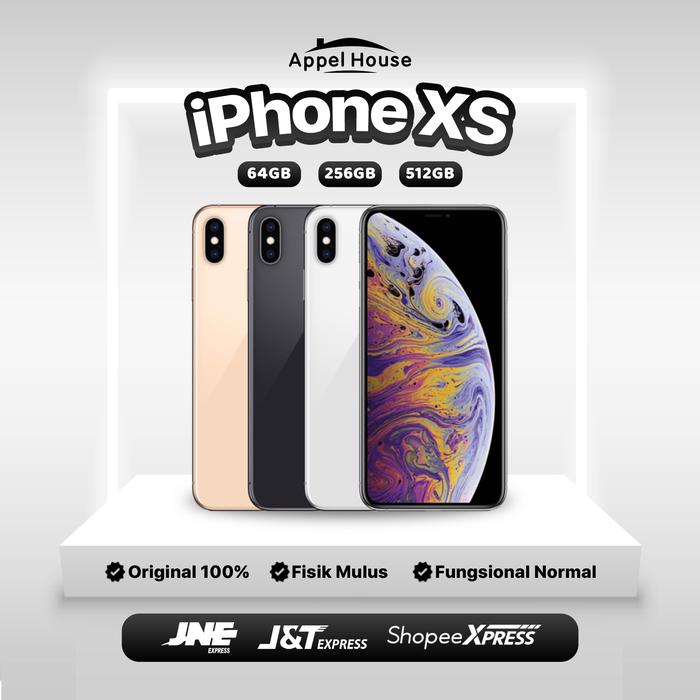 Gambar iPhone XS 64GB/256GB/512GB Bekas Original 100% | NORMAL MULUS FULLSET - LIMITED PROV, 64 gb dari AppelHouse.Store undefined Tokopedia