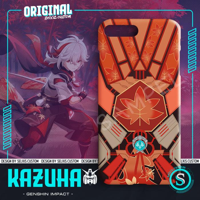 Gambar Premium Phone Case Genshin Impact Kazuha Gundam - Variasi 1, 3D (Hardcase) dari selxiscustom undefined Tokopedia