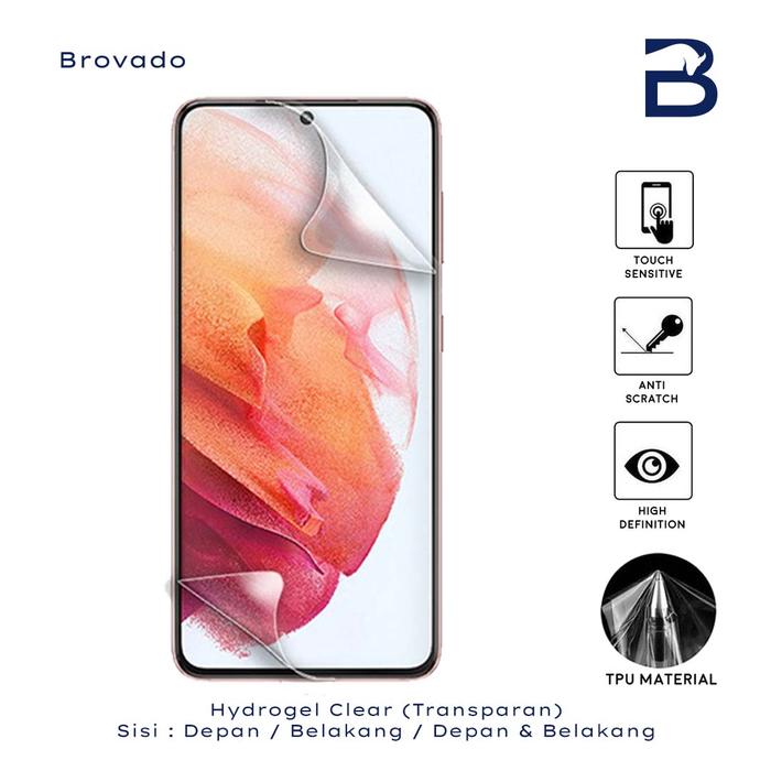 Gambar Hydrogel Sparta BlackBerry Key2 Anti Gores Screen Protector Full Cover - Clear, Depan 2 pcs dari BROVADO undefined Tokopedia