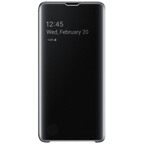 Gambar Samsung S10 Original Clear View Cover Flip Case Casing Kesing Wadah - Hitam dari Laku8pedia undefined Tokopedia
